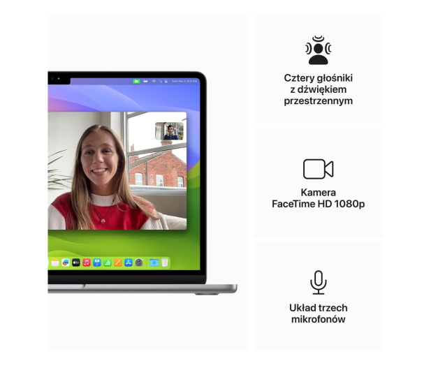 Apple MacBook Air M3/16GB/512/Mac OS Gwiezdna szarość 10R 36msc - 1228242 - zdjęcie 6
